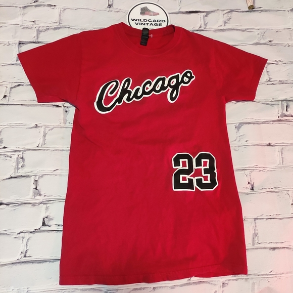 Chicago Bulls Jordan 23 jersey style Ladies T shirt - Picture 2 of 6